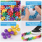 Neoact 600 Pcs Building Blocks Connect Toys,Interlocking Solid Plastic Educational Toys Sets For Preschool Kids Boys And Girls A