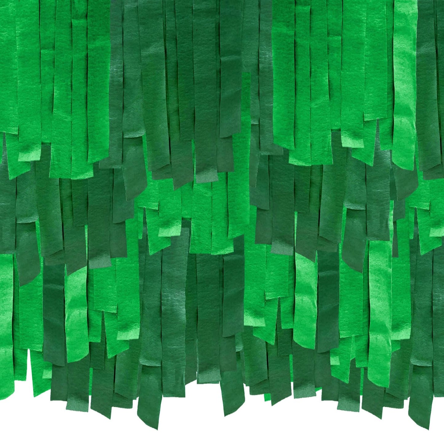 8 Rolls Crepe Paper Streamers 656ft, Pack of Deep Green and Grass Green Party Steamers Set for Party Decoration Wedding Birthday