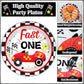 Fast One Birthday Decorations For Boys Racing Car 1St Birthday Party Supplies Fast One Plates Napkins Forks Checked Race Car Dis