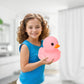 Liberty Imports XL Jumbo Rubber Duck Bath Toy - 8-Inch Waterproof Pink Duck for Kids, Baby Shower, Party Gift