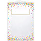 Ashley Productions Hanging Confetti Pattern Storage/Book Bag, 11 x 16, 5 Per Pack, 2 Packs