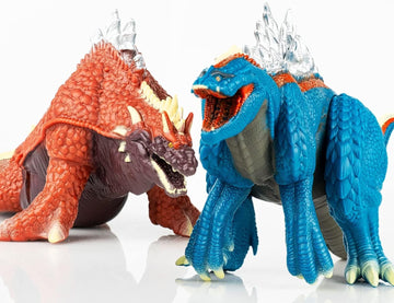 Jaykenixo Set Of 2 Dragon Terrestris & Amphibia Toys