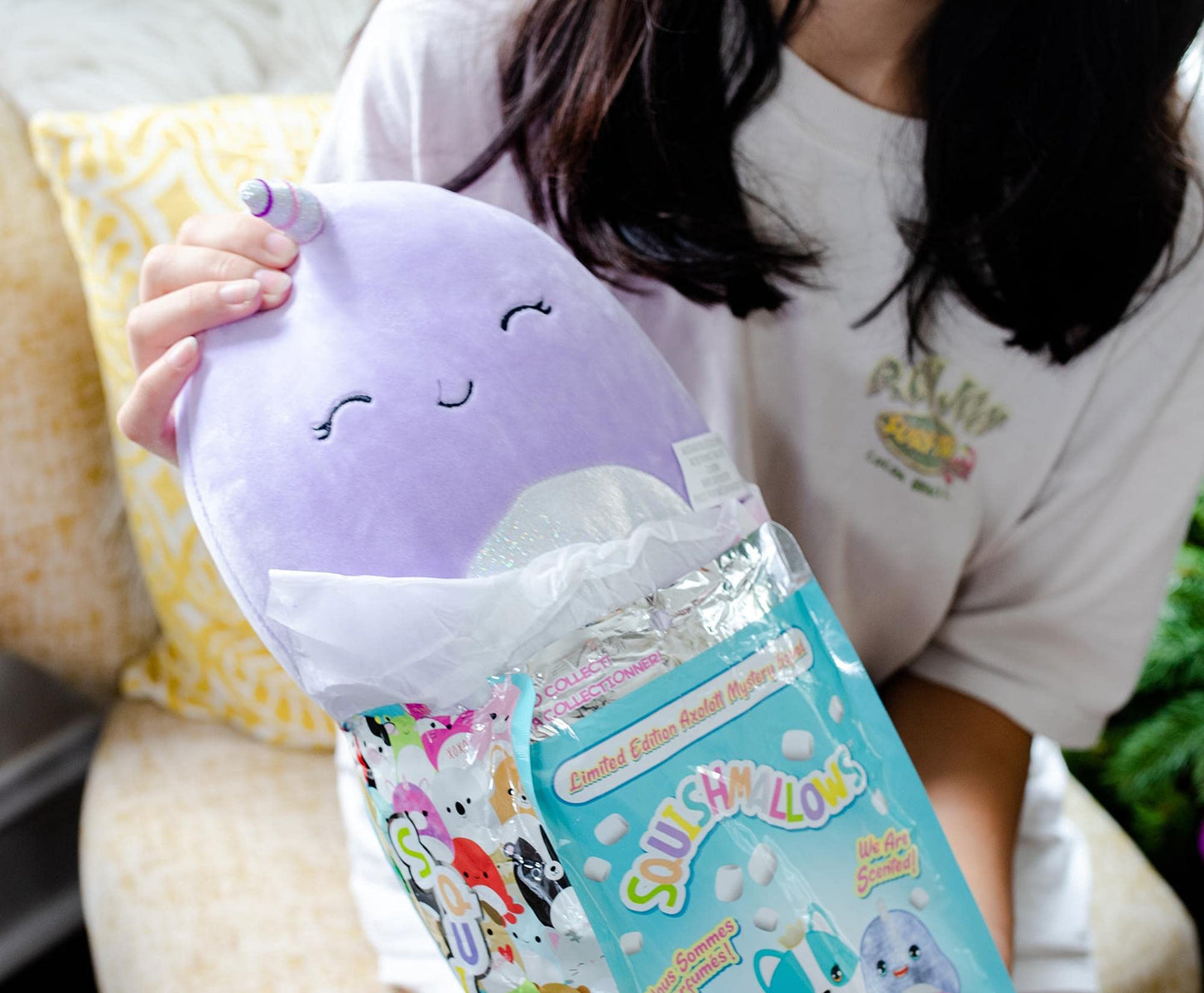 Squishmallow Kellytoy 2020 Scented Mystery Squad Bag Plush Series 1,8 Inches