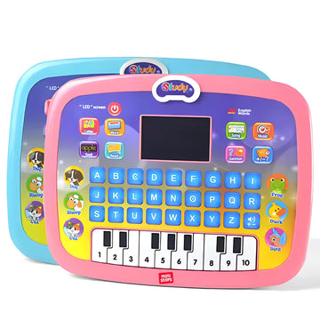 Mini Steps Kids Educational Piano Laptop  Fun Learning Toy with LED Screen, Music & Activities for Toddlers (Ages 16)