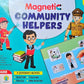 Negi Magnetic Community Helpers 2 In 1 Educational Game  Interactive Learning Toy With Magnetic 48 Pieces, Learn Jobs, Roles & 