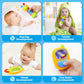 Moontoy 3Pcs Baby Rattles Toy Set, Baby Toys 0-6 Months Infant Toys 6-12 Months Teethers For Babies 3-6 Months Baby Stocking Stuffers, Sensory Teething Toys 0 1 2 3 4 5 6 Month Newborn Boy Girl Gifts
