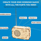 Pica Toys Wooden Fm Radio Kit Fm 88-108Mhz - Science Experiment And Educational Project Stem Kit