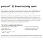 Didax Parts Of 120 Board Activity Cards, Grades 2 To 3, White