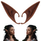 Freshme Long Brown Fairy Elf Ears - Cosplay Fairy Ears, Pixie Pointy Ears Vampire Elven Ear Brown Skin For Women Girls Christmas