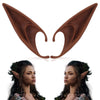 Freshme Long Brown Fairy Elf Ears - Cosplay Fairy Ears, Pixie Pointy Ears Vampire Elven Ear Brown Skin For Women Girls Christmas