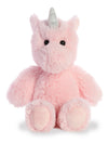 Aurora 8" Unicorn Plush Cuddly Friend, Pink - Model 34205