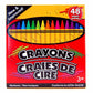 Jot Crayons With Built-In Sharpener Non-Toxic, 48 Count