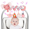 Fati Car Seat Toysbaby Toys 0-6 Months, Spiral Plush Baby Toy For Baby Crib Carseat, Sensory Toys With Squeaker Teether Rattles