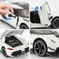 BDTCTK Compatible for 1:24 Koenigsegg Jesko Car Model, Diecast Collectible Pull Back Model Car with Sound and Light, Toy Gift Ve