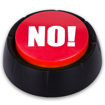 Artcreativity No Button - 1 Piece - Toy Noise Button For Desk With 10 Sound Variations - Funny Buttons With Sound - Novelty Toys