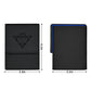 Zlca Deck Box For Mtg Yugioh Tcg, Storage Box With Dividers Holds 100+ Sleeved, Premium Deck Case Compatible With Ccg Trading Cards (Black&Blue,Puzzle)