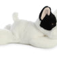 Aurora Adorable Mini Flopsie French Bulldog Stuffed Animal, 8" White, Polyester - Model 31745, Playful Design, Timeless Companion