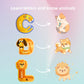 Ehr Magnetic Letters And Numbers,Colorful Abc Animal Alphabet Fridge Magnets,Thick Eva Material, Suitable For Toddlers Aged 3 4