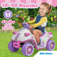 Kid Trax Flower Power 6V Ride On - Little Girls Toys, Toddler Car, Ride On Car, Kids' Electric Vehicle, Durable, Inside/Outside