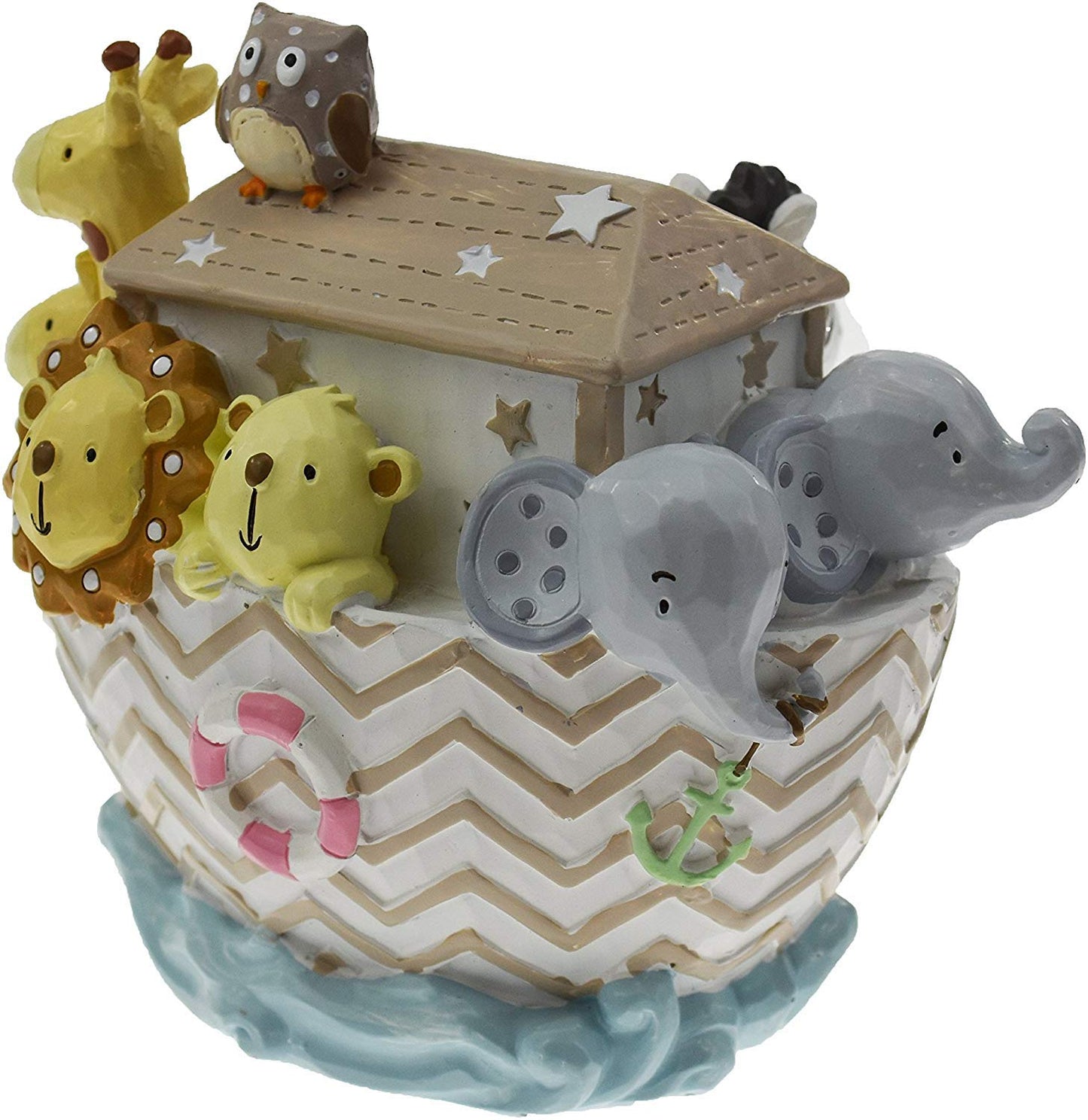 Oaktree Gifts Noah'S Ark Resin Money Bank