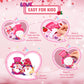 Chiisong 48 Pcs Valentines Day Craft Kits DIY Valentines Heart Craft Set Valentines Heart Ornaments Kit Make Your Own Valenti