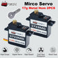 GOTECK 2PCS 17g Full Metal Gear Digital Servo, with 25T Servo Horn for 1/18 1/16 1/14 RC Car Model Boat Fixed-Wing Helicopter Ai