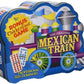 Puremco Mexican Train Double 12 Dominoes Set with Bonus Chickenfoot Game, 91 Tiles, Tin Travel Tin, Fun for Ages 6 & Up