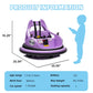 OKYBABY 12V Bumper Car for Kids, Bumper Car for Toddlers W/Remote Control, Electric Ride On Car with LED Lights & 360 Degree Spi