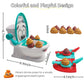 Ybgocot Poop Game - Floor Shooting Game for Kids 4-12, Standard Size, Plastic, Toilet Poop Color, Model 007-125