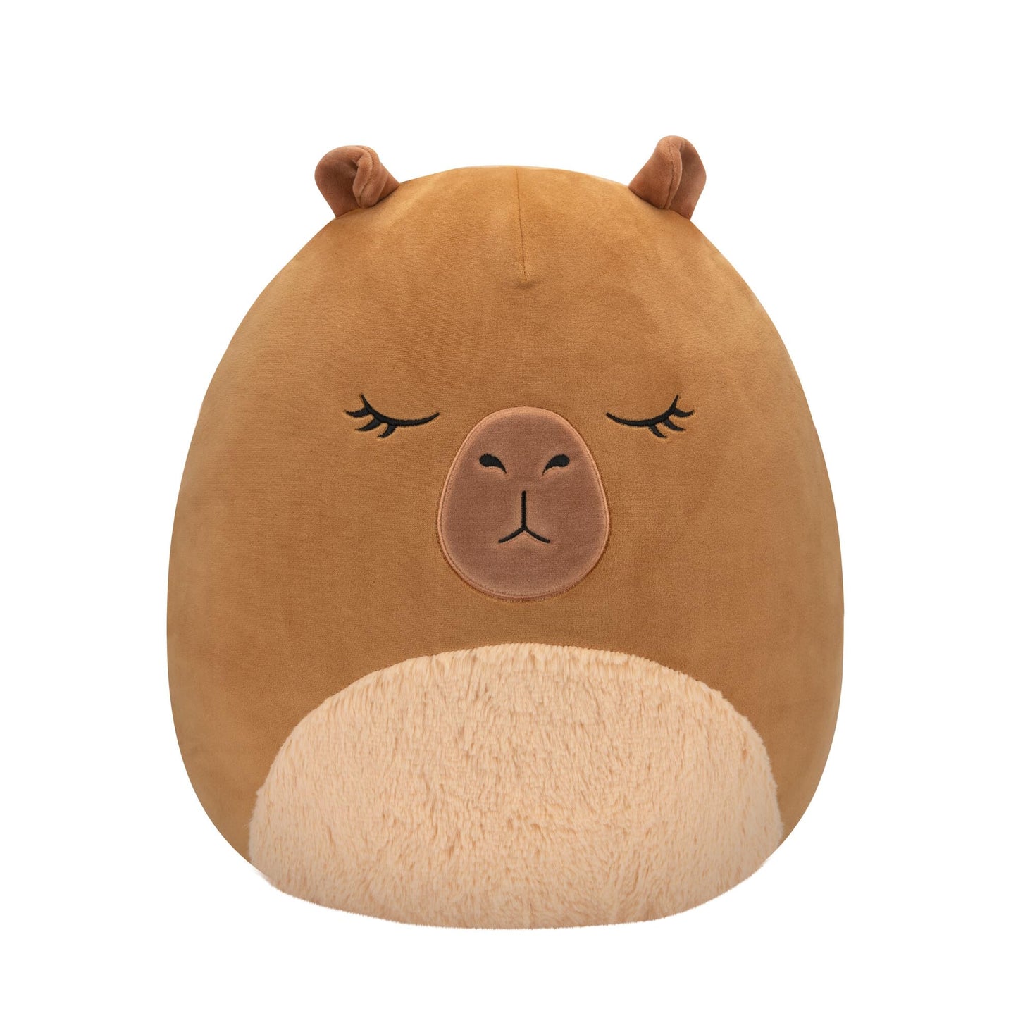 Squishmallows Original 14-Inch Plush Brown Capybara - Soft Polyester Stuffed Animal, Model SQCR05557