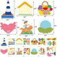 Fancy Land Sunday School Crafts for Kids Christian Bible Story Stickers Religious Hanging Ornaments for VBS Classroom DIY Activi