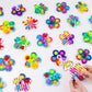 5Pcs Fidget Spinner Pop Fidget Toys Bulk For Adults, Fidget Toys For Kids 8-12 3-5, Adhd Autism Fidgets For Teens Toddler, Senso