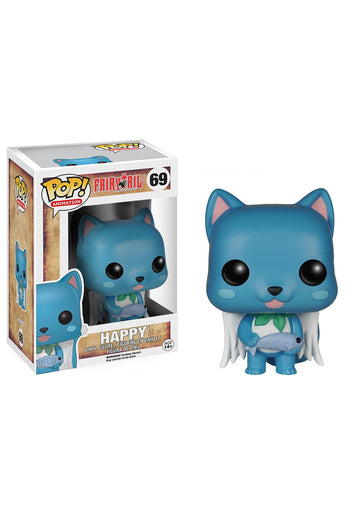 Funko POP Anime Fairy Tail Happy Figure - 3.75" Multi-colored Vinyl - Model 6357