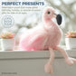 Bearington Lil’ Fifi Stuffed Animal: Stuffed Plush Flamingo Toy, Ultra-Soft 7” Fifi The Flamingo, Made With Premium Fill, Pink Fur And Fuzzy Wings; Machine Washable, Great Gift For Animal Lovers