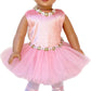 Prima Ballerina - 3 Piece Ballerina Outfit Fits 18 Inch Doll - Pink Leotard With Tutu, White Tights And Ballet Shoes (Doll Not Included)