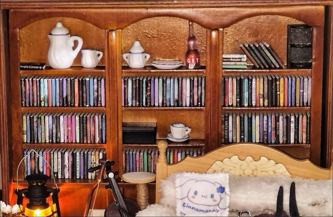Mini Books for Anxiety Bookshelf, 200/300 PCS Mini Books Model Without Repetition, DIY Crafting, Dollhouse Decor, Accessories Mi