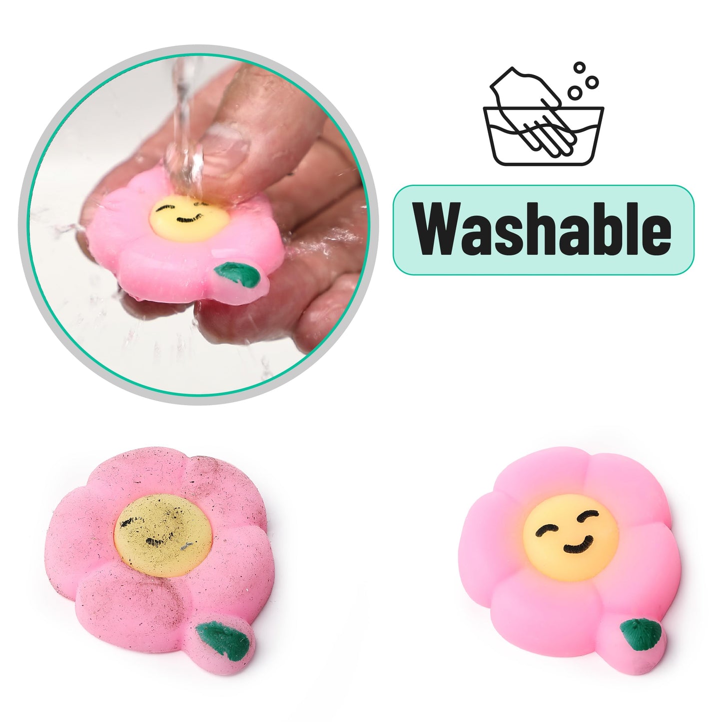 Mr. Pen- Easter Squishy Toys For Kids, 48 Pack, 24 Designs Of Easter Squishies For Kids