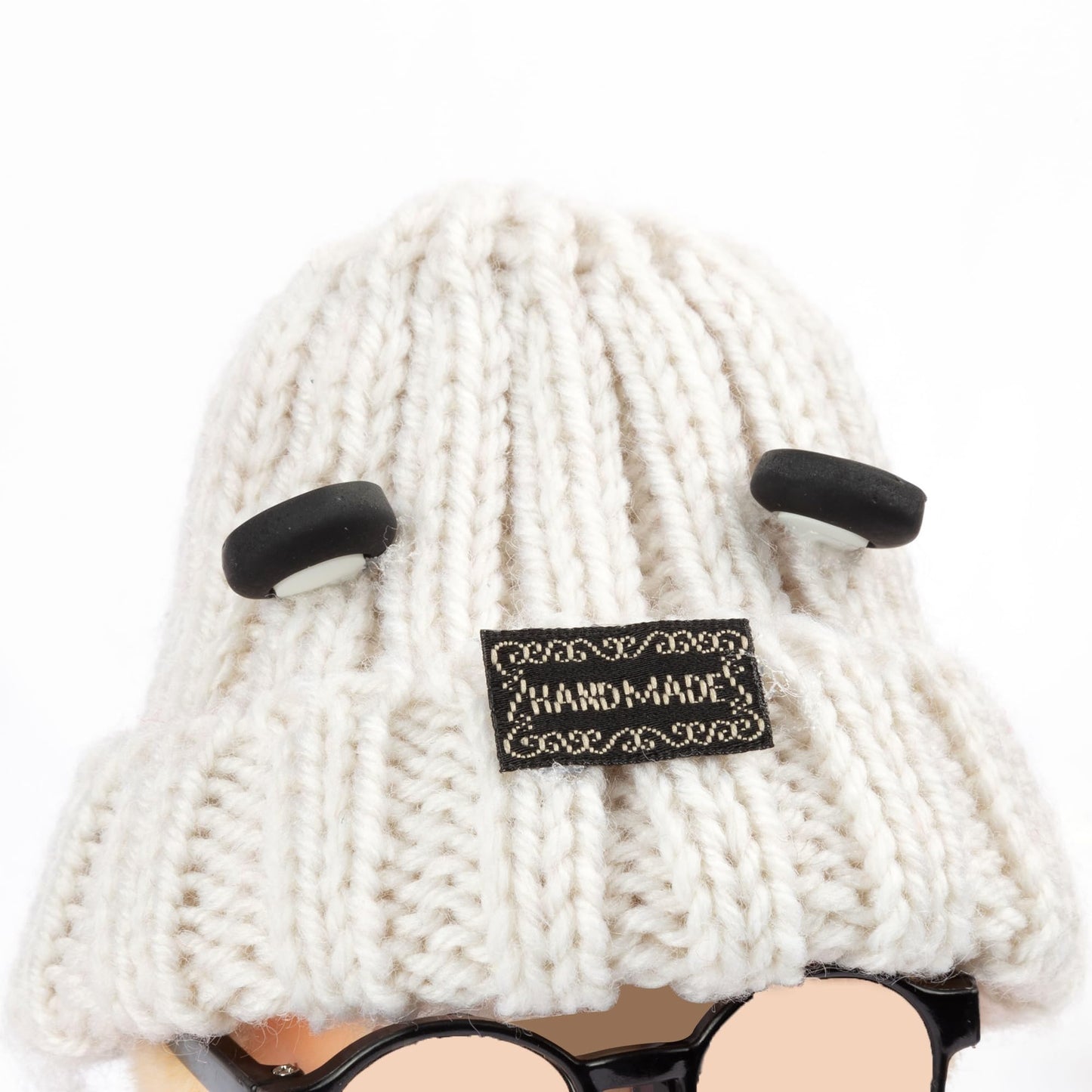 17cm Doll Clothes 5 Pieces - Kawaii Chic Style Set for 17cm Dolls  Cute Doll Outfit with Accessories - Grey Bear Ears Hat + Red Sweater + Blue Jeans + Glasses + Small Guitar (NO Doll)