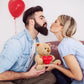 Casetank Valentines Day Gifts Teddy Bear Stuffed Animals Plush Bear & Heart,Birthday Gifts For Her Women Girlfriend Wife Mom Kid