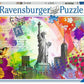 Ravensburger New York City Postcard 500 Piece Jigsaw Puzzle For Adults And Kids Age 10 Years Up - America, Usa