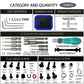 RC Car Repair Work Stand Repair Tool Set 360 Degree Rotation and 523 PCS RC Screws Kit & RC Screwdrivers and Screws Pallet Kit f