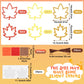 Chiisong 24 Sets Maple Crafts Kit DIY Tissue Paper Sign Crafts for Back to School Fall Harvest Thanksgiving Religious Christian