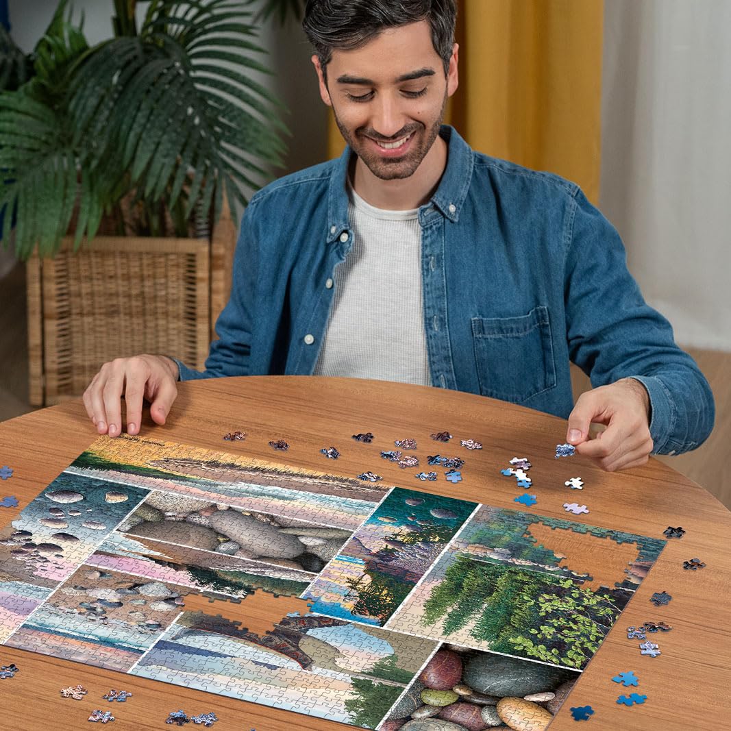 Ravensburger West Coast Tranquility 1000 Piece Jigsaw Puzzle For Adults - 12000631 - Handcrafted Tooling, Made In Germany, Every Piece Fits Together Perfectly
