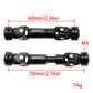 Meus Racnig 2Pcs Trx4 Scx10 Driveshafts For 1/10 Rc Crawler Traxxas Trx4/Axial Scx10/Tamiya Cco1/Redcat Gen8 Etc.. (60Mm)