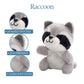 The Petting Zoo Raccoon Stuffed Animal Plushie, Gifts For Kids, Nuggetz Wildlife Stuffed Animals, Raccoon Plush Toy, 6 Inches
