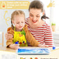 JUPITEARTH 52Pcs Water Marbling Paint Kit for Kids, Arts & Crafts, 10.64x7.68 in, 8 Colors, Perfect for Ages 3-