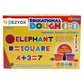 Pezyox Art & Craft Educational Dough 3 In 1 With Alphabets, Numbers & Shapes Moulds (48 Pieces) Along With Mathematical Signs, N