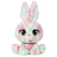 P.Lushes Pets Kennedy Karrats Designer Fashion Plush Toy, Collectible Bunny Stuffed Animal, Pink And Green, 6   