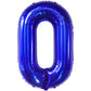 Giant, Navy Blue Number 0 Balloon - 40 Inch | Blue 0 Balloon, Navy Blue Balloons | 0 Navy Blue Number Balloon, Navy Blue Birthday Decorations | Mylar 0 Balloon, Make 10, 30, 50, 100 Balloon Numbers