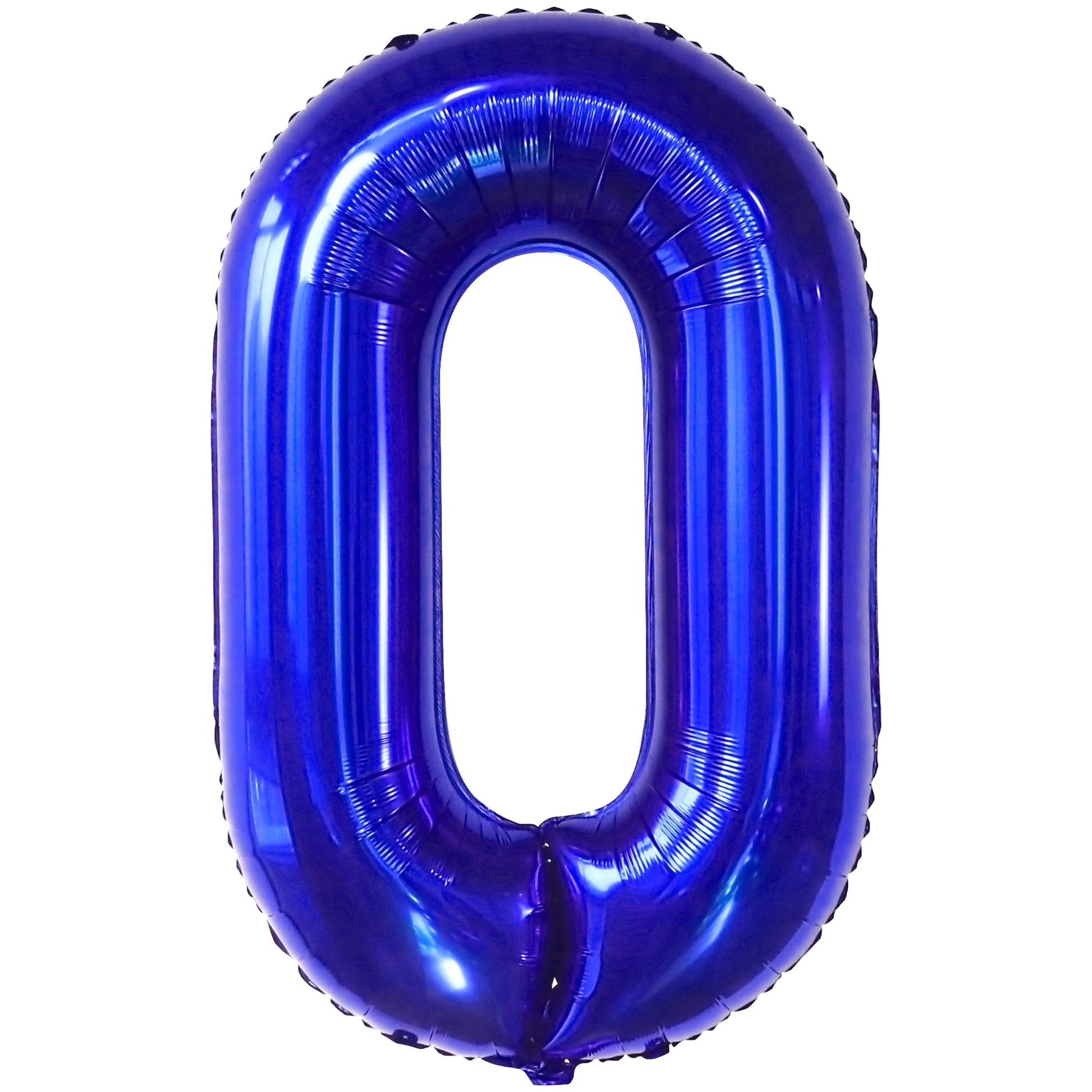 Giant, Navy Blue Number 0 Balloon - 40 Inch | Blue 0 Balloon, Navy Blue Balloons | 0 Navy Blue Number Balloon, Navy Blue Birthday Decorations | Mylar 0 Balloon, Make 10, 30, 50, 100 Balloon Numbers